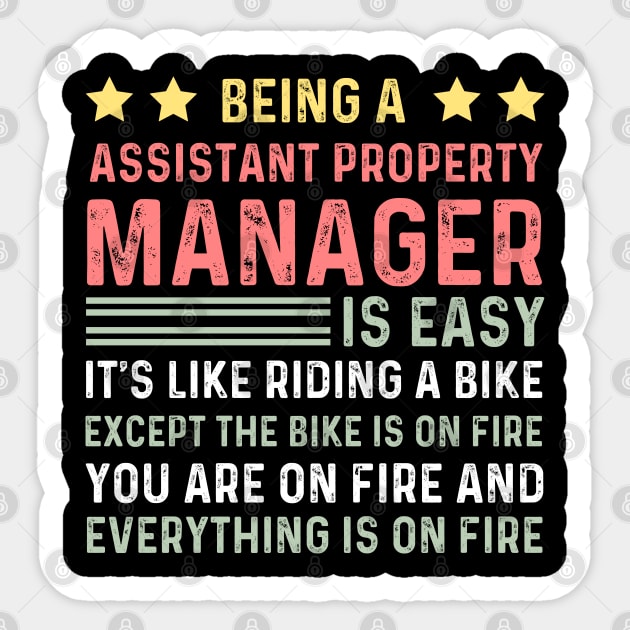 Funny assistent property manager Appreciation Day Sticker by Printopedy